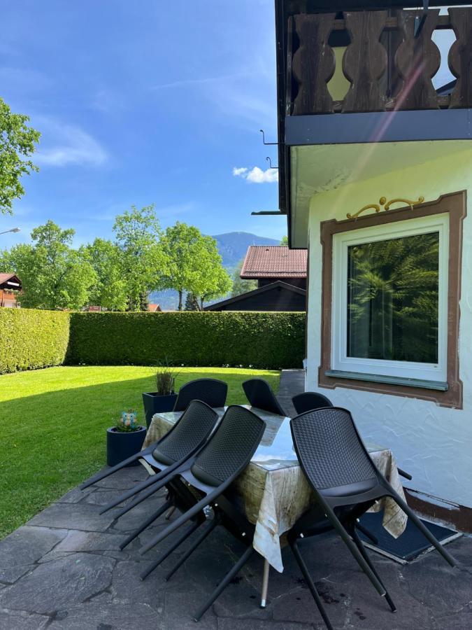 Doppelhaushaelfte Zugspitzblick Mit Privatem Garten Гармиш-Партенкирхен Екстериор снимка